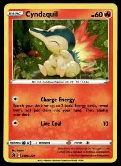 EX-NM SWSH: Sword & Shield Promo Cyndaquil - (Cosmos) SWSH221 Pokemon TCG - Image 1