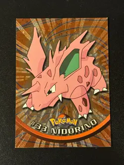 Nidorino 33 Pokemon Topps HOLO - Image 1