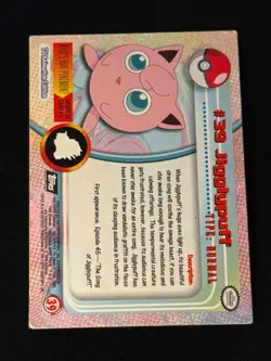 Jigglypuff 39 Pokemon Topps Holo - Image 2