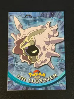 Cloyster 91 HOLO Pokemon Topps Blue Logo - Image 1