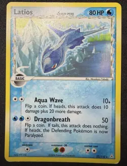 Pokemon TCG Latios 022/110 Basic 80 HP Holo Rare Deck Exclusives English - Image 1