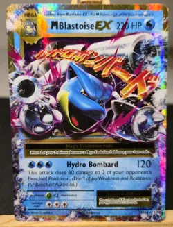 m blastoise ex 22/108 evolutions holo POKEMON ENGLISCH VINTAGE - Image 1