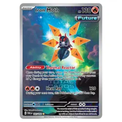 Pokemon - Scarlet & Violet - Paradox Rift - Iron Moth - 187/182 - Image 1