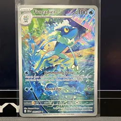 Pokemon TCG Frogadier 089/086 Chaos rising Rare Holo 100 HP English 2016 - Image 1