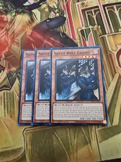 3X Silent Wolf Calupo - MP23-EN184 - Super Rare NM 1st Ed Yugioh - Image 1