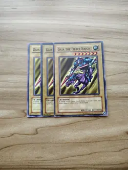 Yu-Gi-Oh! - Gaia The Fierce Knight 3X - Full Playset - Image 1
