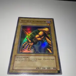 Right Arm of the Forbidden One LOB-122 Ultra Rare Unlimited MP Yugioh - Image 2