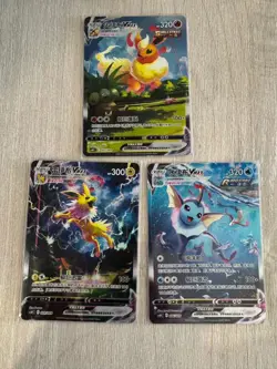 Pokemon 2024 TCG S-Chinese Jolteon Flareon Vaporeon Vmax CSHC-003 006 009 HOLO - Image 1