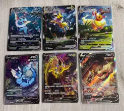 Pokemon TCG S-Chinese Jolteon Flareon Vaporeon Vmax CSHC-003 006 009 HOLO 2024 - Image 1