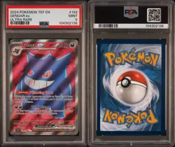 PSA 9 GENGAR EX 193 TEMPORAL FORCES ULTRA RARE POKEMON MINT - Image 3