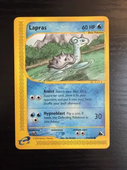 2003 Pokemon TCG Skyridge Lapras 71/144 NM - Image 1