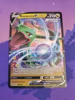 Rayquaza V 110/203 Evolving Skies NM Ultra Rare Pokemon Card - Image 1