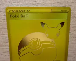 Pokemon Poke Ball SWSH146 Gold Celebrations Card Anniversary Edition NM - Image 2