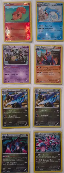 VINTAGE POKEMO BLACK & WHITE (( DRAGONS EXALTED )) 19 HOLO CARDS - Image 4
