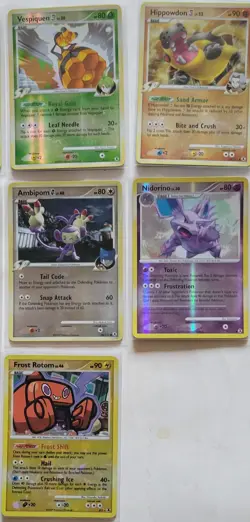 VINTAGE POKEMON PLATINUM (( RISING RIVALS )) 14 CARDS - Image 4