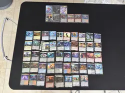 MTG FINAL FANTASY Themed Magic The Gathering Card Lot of 60 - Image 1