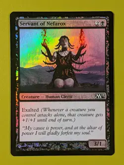FOIL Servant of Nefarox x1 Magic 2013 M13 1x Magic the Gathering MTG - Image 1