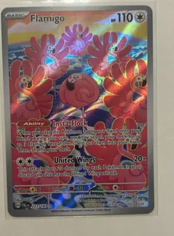 The Pokemon Company Flamigo 227/193 Sv02 Paldea Evolved IR Holo EN - Image 1