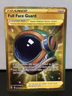 Full Face Guard 231/203 Pokemon Evolving Skies Secret Rare Gold Holo - Image 1