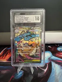 Pokemon Company CGC 10 Mega Dragonite ex 232/193 Mega Dream ex MAR Holo JPN 2025 - Image 1