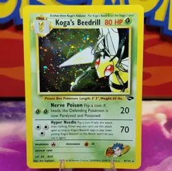 The Pokemon Company Koga's Beedrill Gym Challenge 9/132 Holo Rare NEAR MINT! - Image 1