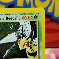 The Pokemon Company Koga's Beedrill Gym Challenge 9/132 Holo Rare NEAR MINT! - Image 4