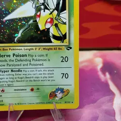 The Pokemon Company Koga's Beedrill Gym Challenge 9/132 Holo Rare NEAR MINT! - Image 5