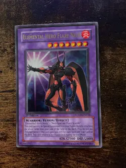 Elemental Hero Flare Neos - POTD-EN032 - 1st Edition - Ultra Rare - LP - Image 1