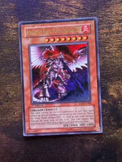 Horus The Black Flame Dragon LV8 - SOD-EN008 - 1st Edition - Ultra Rare - VLP - Image 1