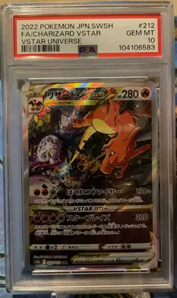 PSA 10 POKEMON JAPANESE SWORD & SHIELD VSTAR UNIVERSE FULL ART/CHARIZARD VSTAR - Image 1