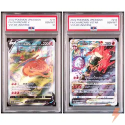 PSA 10 Charizard V&VSTAR SAR Set 211-212/172 S12a VSTAR Universe Japanese - Image 1