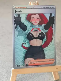 Jessie Pokemon Trainer Full Art Sexy Waifu doujin ACG Art Card - Image 1