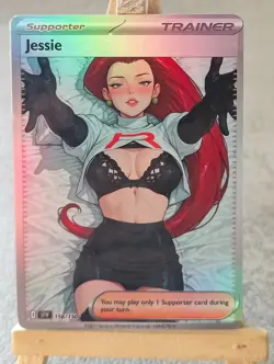 Jessie Pokemon Trainer Full Art Sexy Waifu doujin ACG Art Card - Image 2