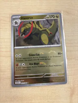 Haxorus Pokeball Black Bolt 070/086, NM Pokemon Card - Image 1