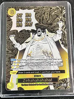 Zehahahahaha! OP16-116 Alternate Art The Time of Battle One PIece English Card - Image 1