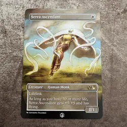 Serra Ascendant - Custom Art MTG Magic The Gathering Playtest Card - Image 1