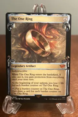 MTG The One Ring (Showcase Scrolls) NM Non-Foil English Lord Of The Rings LOTR - Image 1