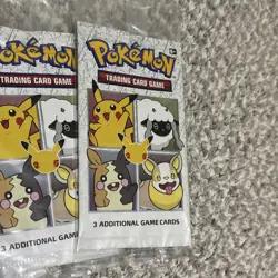 3x 2021 Pokemon TCG Celebrations 25th Anniversary General Mills Booster Packs - Image 2
