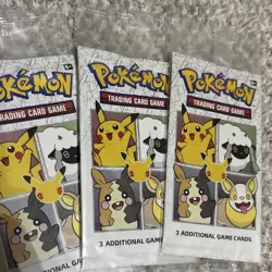 3x 2021 Pokemon TCG Celebrations 25th Anniversary General Mills Booster Packs - Image 3