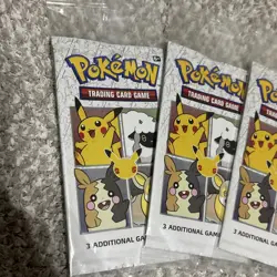 3x 2021 Pokemon TCG Celebrations 25th Anniversary General Mills Booster Packs - Image 4