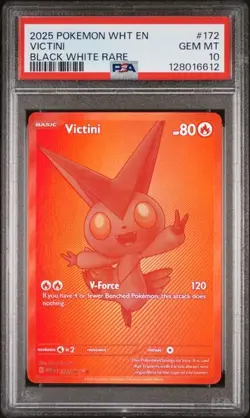 Pokemon Victini White Flare Black White Rare #172 PSA 10 Gem Mint - Image 1