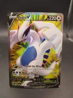 Pokemon:Lugia V (Full Art) Silver Tempest - Pokemon NM 185/195 - Image 1