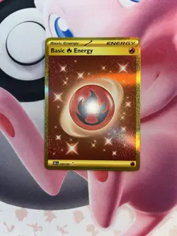 Pokemon Basic Fire Energy 230/197 Obsidian Flames Hyper Rare Holo Near Mint - Image 1