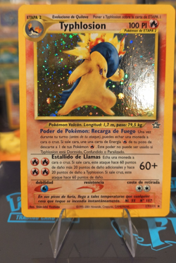 Typhlosion 17/111 Neo Genesis Holo Rare Spanish 2001 Pack Fresh - Image 1