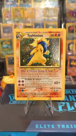 Typhlosion 17/111 Neo Genesis Holo Rare Spanish 2001 Pack Fresh - Image 4