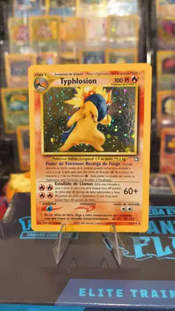 Typhlosion 17/111 Neo Genesis Holo Rare Spanish 2001 Pack Fresh - Image 5