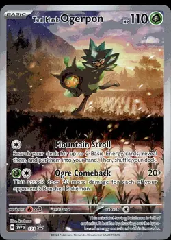 Teal Mask Ogerpon 123 Holo Promo Scarlet & Violet Promo Pokemon Holo NM - Image 1