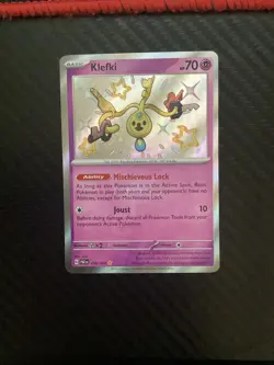 Klefki 159/091 Shiny Rare Paldean Fates Pokemon Near Mint - Image 1