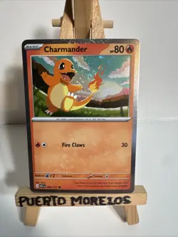 Pokemon Charmander 020/217 Cosmos Holo Promo Ascended Heroes With Cosmo Swirl - Image 1