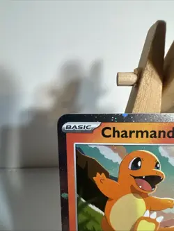 Pokemon Charmander 020/217 Cosmos Holo Promo Ascended Heroes With Cosmo Swirl - Image 2